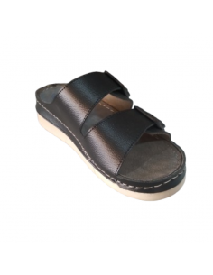 Sandale noire avec boucle...