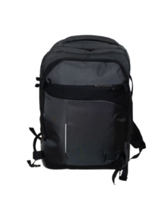 Sac à dos noir & gris multi-compartiments – pratique et résistant