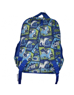 Sac à dos dinosaure bleu 2