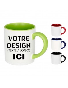 mug coloré personnalisé