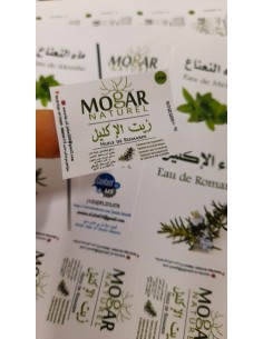 étiquette produit personnalisé